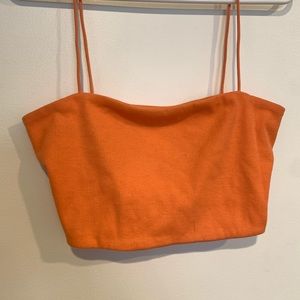 Orange Crop Top